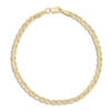 Thumbnail Image 1 of Mariner Link Chain Anklet 14K Yellow Gold 10"