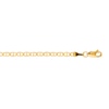 Thumbnail Image 1 of Mariner Link Chain Anklet 14K Yellow Gold 10"