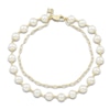 Thumbnail Image 1 of Freshwater Cultured Pearl Bracelet 14K Yellow Gold 7" 5.5mm