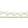 Thumbnail Image 3 of Freshwater Cultured Pearl Bracelet 14K Yellow Gold 7" 5.5mm