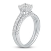 Thumbnail Image 2 of Diamond Bridal Set 1-3/4 ct tw Princess/Round 14K White Gold