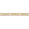 Thumbnail Image 3 of Solid Figaro Chain Necklace 14K Yellow Gold 22" 5.3mm