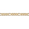 Thumbnail Image 4 of Solid Figaro Chain Necklace 14K Yellow Gold 22" 5.3mm