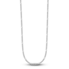 Thumbnail Image 0 of Solid Figaro Chain Necklace Platinum 30" 2.5mm