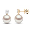 Thumbnail Image 2 of Yoko London South Sea Cultured Pearl Earrings 1/4 ct tw Diamonds 18K Yellow Gold
