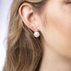 Thumbnail Image 3 of Yoko London South Sea Cultured Pearl Earrings 1/4 ct tw Diamonds 18K Yellow Gold