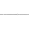 Thumbnail Image 3 of High-Polish Initial Necklace Diamond Accents 14K White Gold 18"