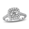 Thumbnail Image 1 of Diamond Engagement Ring Setting 1/2 ct tw Round Platinum