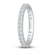 Thumbnail Image 1 of Natural Aquamarine Eternity Band 14K White Gold