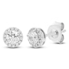 Thumbnail Image 1 of Diamond Halo Earrings 1/2 ct tw Round 14K White Gold
