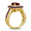 Thumbnail Image 2 of Le Vian Natural Garnet & Diamond Ring 3/4 ct tw 14K Honey Gold