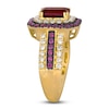Thumbnail Image 3 of Le Vian Natural Garnet & Diamond Ring 3/4 ct tw 14K Honey Gold