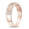 Thumbnail Image 2 of Diamond Bezel Anniversary Band 1/2 ct tw 14K Rose Gold