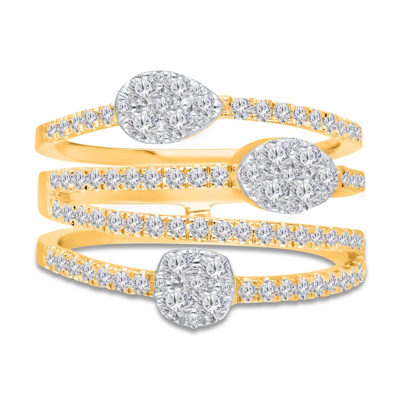 Main Image 4 of Kallati Diamond Ring 7/8 ct tw 14K Yellow Gold
