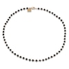 Thumbnail Image 3 of Charm'd by Lulu Frost Natural Black Spinel Bead Necklace 10K Yellow Gold 18"