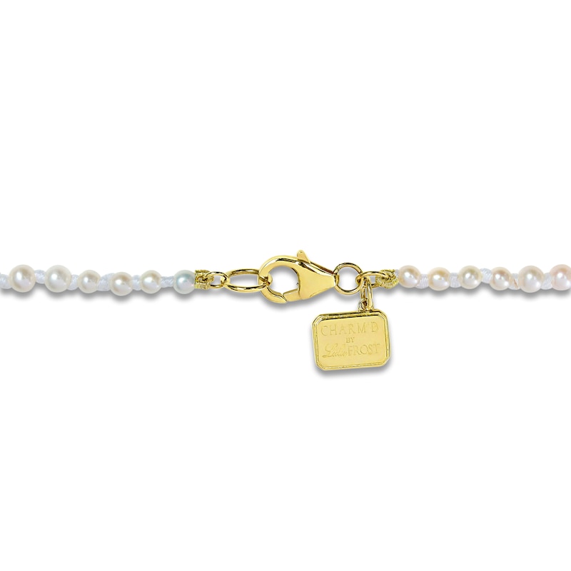 Main Image 2 of Charm'd by Lulu Frost Graduated Freshwater Cultured Pearl Necklace 10K Yellow Gold 18"