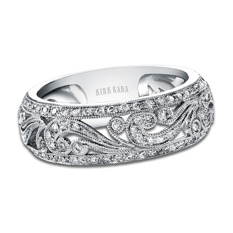 Kirk Kara Diamond Scroll Ring 3/8 ct tw 18K Gold