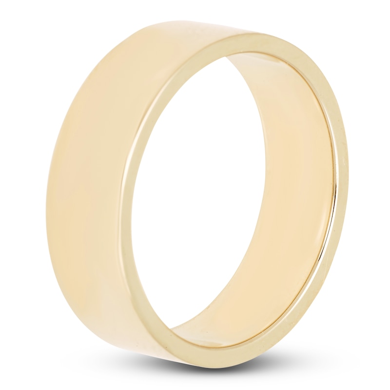 Main Image 2 of Men's Engravable Band 14K Yellow Gold 6.8mm