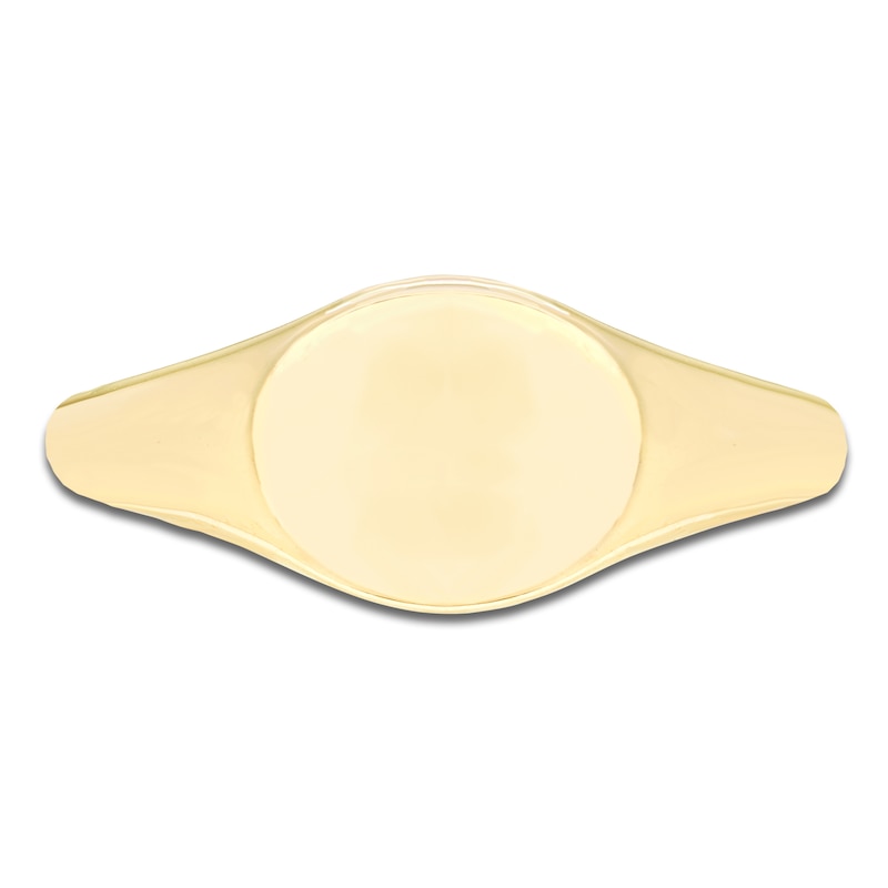 Main Image 3 of Engravable Signet Ring 14K Yellow Gold
