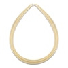 Thumbnail Image 1 of Italia D'Oro Five-Strand Stretch Necklace 14K Yellow Gold 18"