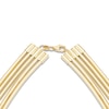 Thumbnail Image 3 of Italia D'Oro Five-Strand Stretch Necklace 14K Yellow Gold 18"