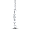 Thumbnail Image 2 of Diamond Cross Necklace 3/4 ct tw 10K White Gold 18"