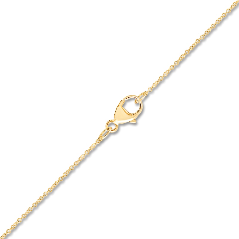 Main Image 3 of Children's Cultured Pearl & Shell Locket Necklace 14K Yellow Gold 13"