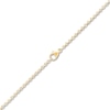Thumbnail Image 3 of Children's Diamond Paw Print Disc Necklace 1/20 ct tw 14K Yellow Gold 13"