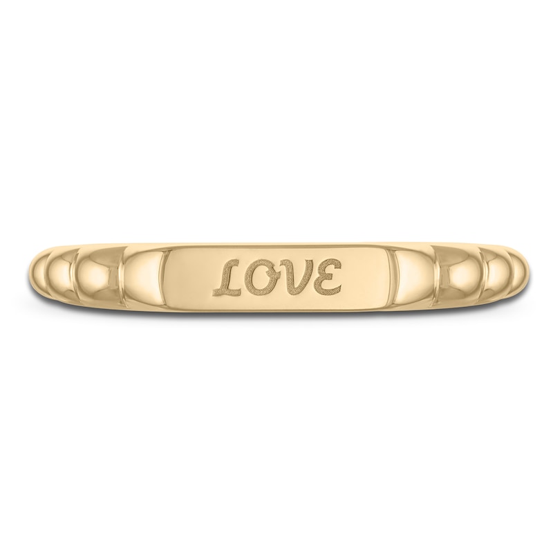 Main Image 3 of Engravable Stackable Ring 14K Yellow Gold