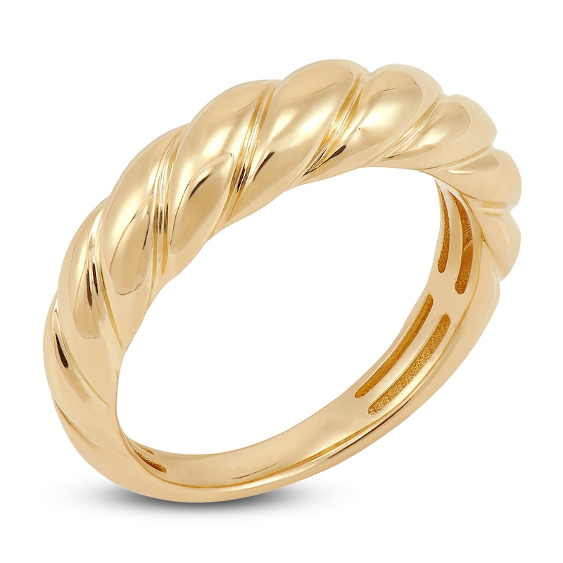 Main Image 2 of Croissant Ring 5.8mm 10K Yellow Gold