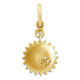 Charm'd by Lulu Frost "Shine Bright" Diamond Accent Sun Charm 10K Yellow Gold