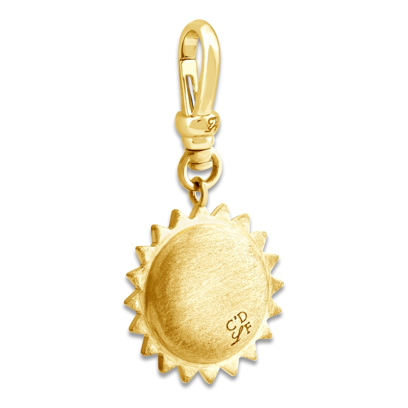 Main Image 2 of Charm'd by Lulu Frost "Shine Bright" Diamond Accent Sun Charm 10K Yellow Gold