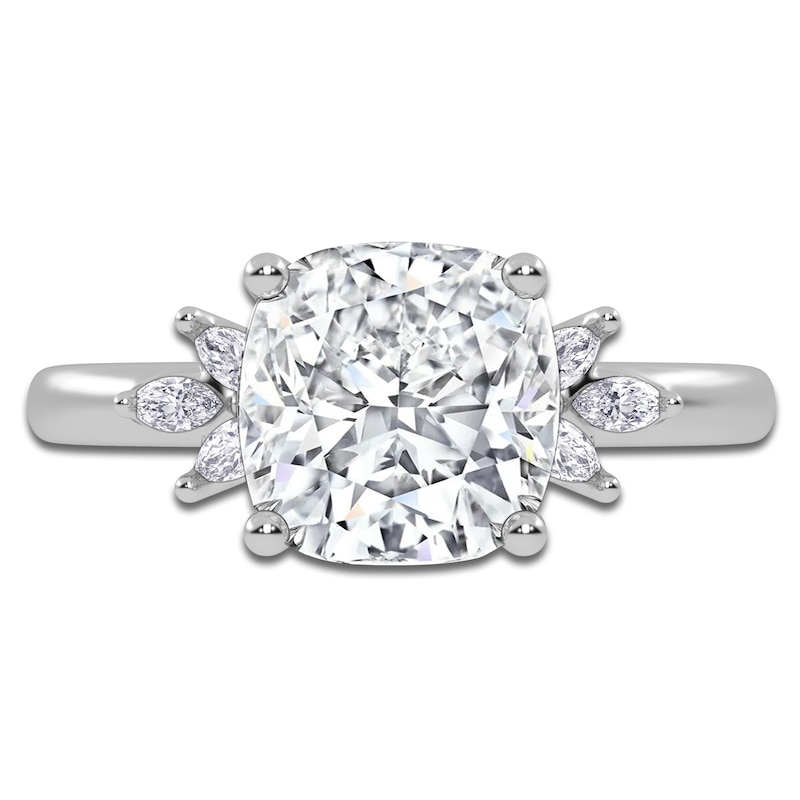 Main Image 3 of Cushion-Cut Created By Jared Studio Lab-Grown Diamond Engagement Ring 2-1/6 ct tw 14K White Gold