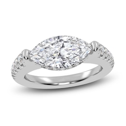 Marquise-Cut Created By Jared Studio Lab-Grown Diamond Engagement Ring 2-1/3 ct tw 14K White Gold