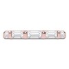 Thumbnail Image 3 of Certified Baguette-Cut Created By Jared Studio Lab-Created Diamond Five-Stone Anniversary Ring 1 ct tw 14K Rose Gold