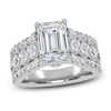 Thumbnail Image 1 of Emerald-Cut Created By Jared Studio Lab-Grown Diamond Engagement Ring 3-3/4 ct tw 14K White Gold