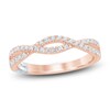 Thumbnail Image 1 of Pnina Tornai Diamond Split Twist Wedding Band 1/3 ct tw 14K Rose Gold