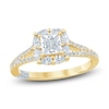 Thumbnail Image 1 of Pnina Tornai Princess-Cut Diamond Halo Engagement Ring 7/8 ct tw 14K Yellow Gold