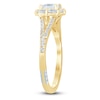 Thumbnail Image 2 of Pnina Tornai Princess-Cut Diamond Halo Engagement Ring 7/8 ct tw 14K Yellow Gold