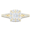 Thumbnail Image 3 of Pnina Tornai Princess-Cut Diamond Halo Engagement Ring 7/8 ct tw 14K Yellow Gold