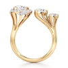 Thumbnail Image 2 of J'Lure Trillion Curved Brilliant-Cut Lab-Grown Diamond Engagement Ring 2-1/5 ct tw 18K Yellow Gold