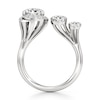 Thumbnail Image 2 of J'Lure Pear Step-Cut Lab-Grown Diamond Engagement Ring 3-5/8 ct tw 18K White Gold