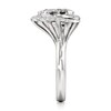 Thumbnail Image 3 of J'Lure Pear Step-Cut Lab-Grown Diamond Engagement Ring 3-5/8 ct tw 18K White Gold