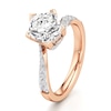 Thumbnail Image 4 of J'Lure Pentagon Brilliant-Cut Lab-Grown Diamond Bypass Engagement Ring 2-3/8 ct tw 18K Rose Gold