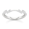 Thumbnail Image 1 of J'Lure Lab-Grown Diamond Angled Contour Wedding Band 1/5 ct tw 18K White Gold