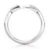 Thumbnail Image 2 of J'Lure Lab-Grown Diamond Angled Contour Wedding Band 1/5 ct tw 18K White Gold