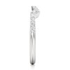 Thumbnail Image 3 of J'Lure Lab-Grown Diamond Angled Contour Wedding Band 1/5 ct tw 18K White Gold