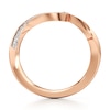 Thumbnail Image 2 of J'Lure Lab-Grown Diamond Contour Wedding Band 1/5 ct tw 18K Rose Gold