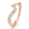Thumbnail Image 4 of J'Lure Lab-Grown Diamond Contour Wedding Band 1/5 ct tw 18K Rose Gold