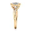 Thumbnail Image 3 of J'Lure Radiant Brilliant-Cut Lab-Grown Diamond Bypass Engagement Ring 3-1/4 ct tw 18K Yellow Gold